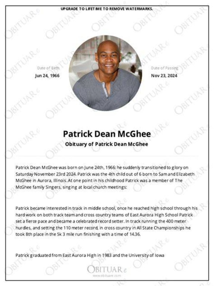 Patrick Dean Obituary, Death, Lt. Patrick Dean has passed away